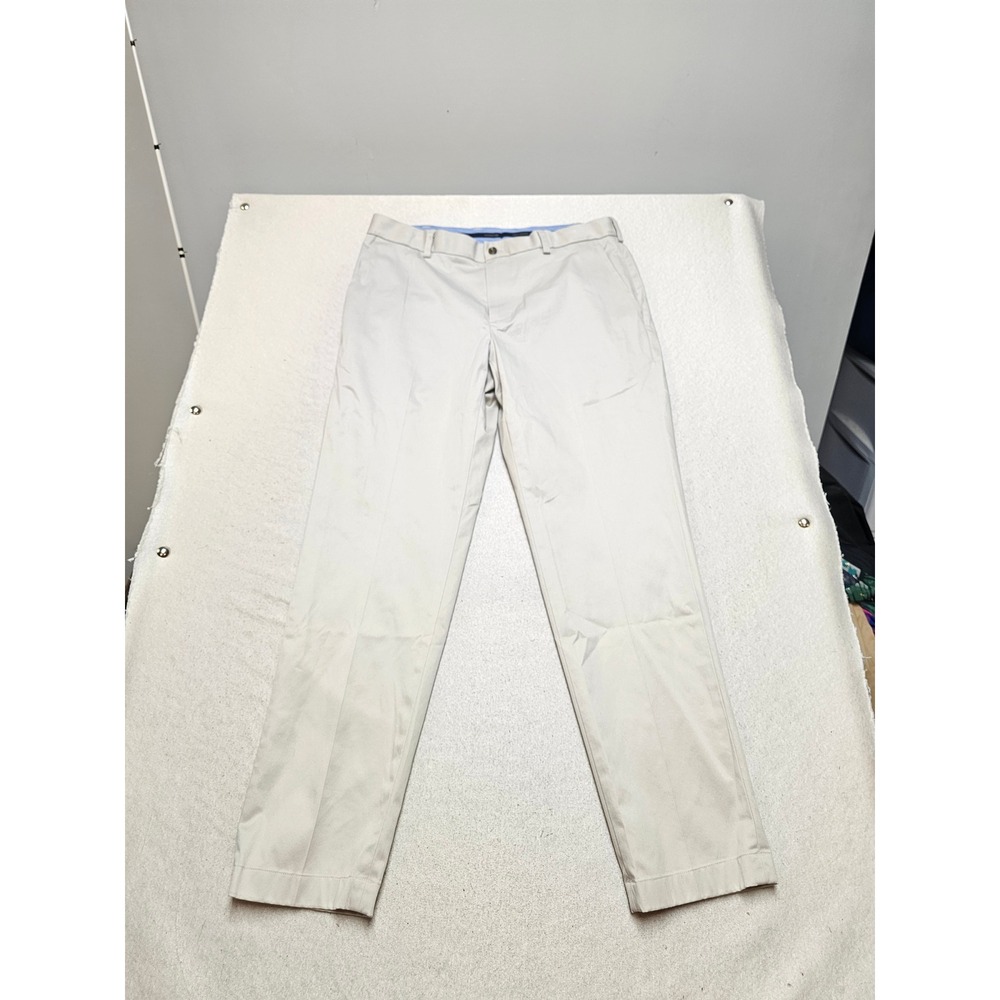 Brooks Brothers Milano Fit Advantage Chino Stretch Pants Khaki 34x30 6887